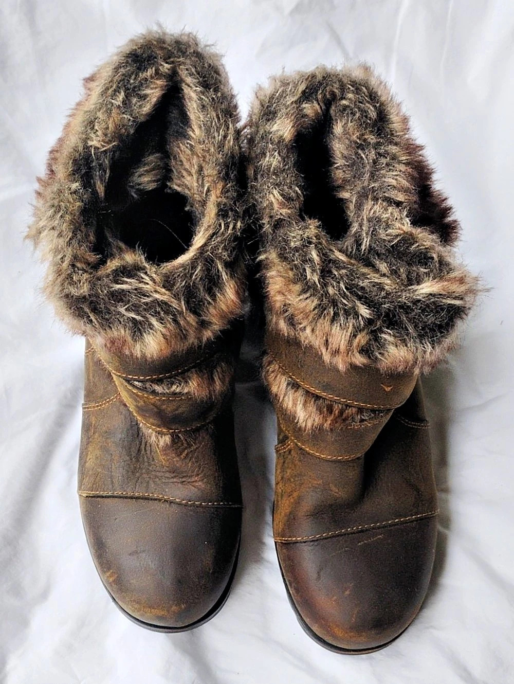 Sorel Major Carly Faux Fur Trim Waterproof Boot Boots in Brown